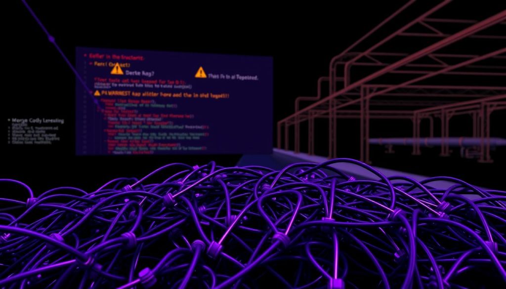 merge conflict pipeline failure