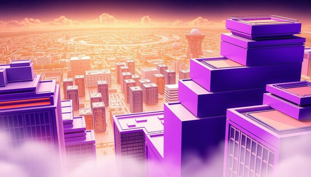 A grand architectural marvel of Mattermost, a secure open-source chat and collaboration platform. In the foreground, sleek and modern buildings with clean lines and geometric shapes, featuring a regal purple hue that exudes a sense of authority and professionalism. The middle ground showcases intricate details, such as interconnected modules and modular components, hinting at the platform's scalable and modular design. In the background, a vibrant and dynamic landscape, with servers, databases, and networks seamlessly integrated, symbolizing the robust and reliable infrastructure that powers Mattermost's operations. The scene is illuminated by a warm, diffused lighting, creating a harmonious and inviting atmosphere, reflective of Mattermost's commitment to providing a secure and efficient collaboration environment. A grand architectural marvel of Mattermost, a secure open-source chat and collaboration platform. In the foreground, sleek and modern buildings with clean lines and geometric shapes, featuring a regal purple hue that exudes a sense of authority and professionalism. The middle ground showcases intricate details, such as interconnected modules and modular components, hinting at the platform's scalable and modular design. In the background, a vibrant and dynamic landscape, with servers, databases, and networks seamlessly integrated, symbolizing the robust and reliable infrastructure that powers Mattermost's operations. The scene is illuminated by a warm, diffused lighting, creating a harmonious and inviting atmosphere, reflective of Mattermost's commitment to providing a secure and efficient collaboration environment.