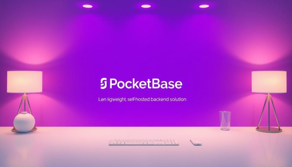 A modern and minimalistic user interface showcasing the PocketBase logo against a regal purple backdrop, conveying a sense of sophistication and quality. The interface features clean lines, subtle gradients, and a focus on the core functionality, highlighting the platform's strength as a lightweight, self-hosted backend solution. The scene is lit with a warm, diffused lighting, creating a professional and polished atmosphere, emphasizing the technical aspects and the attention to detail in the PocketBase project. A modern and minimalistic user interface showcasing the PocketBase logo against a regal purple backdrop, conveying a sense of sophistication and quality. The interface features clean lines, subtle gradients, and a focus on the core functionality, highlighting the platform's strength as a lightweight, self-hosted backend solution. The scene is lit with a warm, diffused lighting, creating a professional and polished atmosphere, emphasizing the technical aspects and the attention to detail in the PocketBase project.