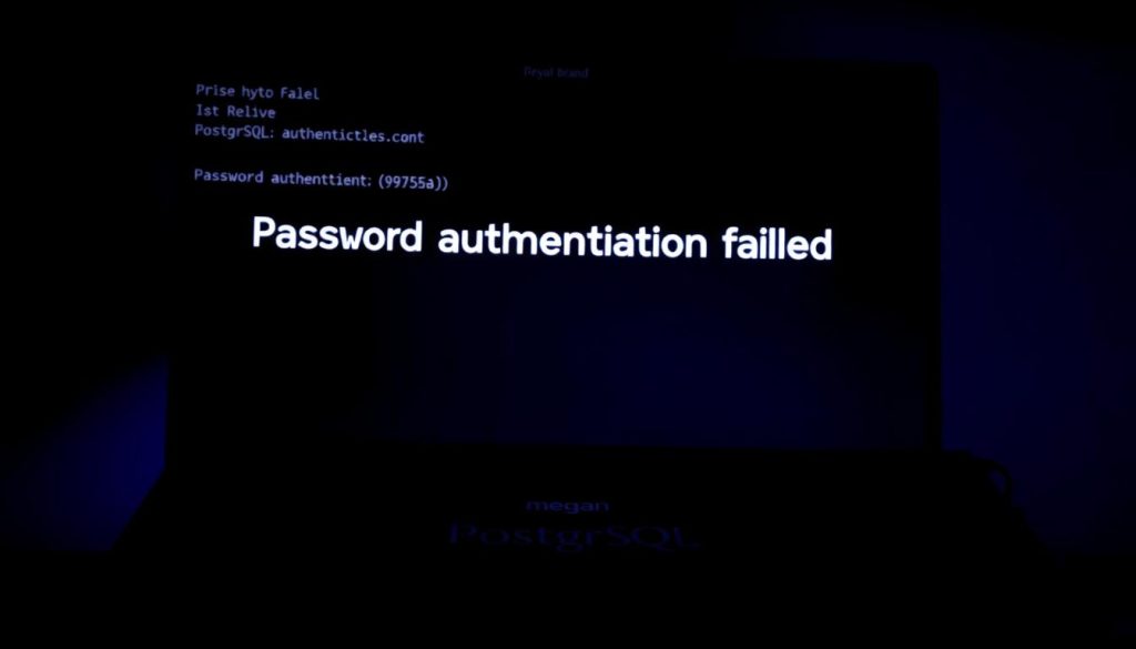 PostgreSQL password authentication failed