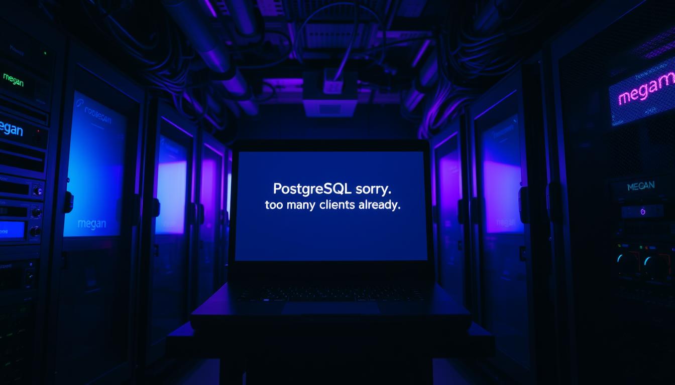 PostgreSQL sorry too many clients already
